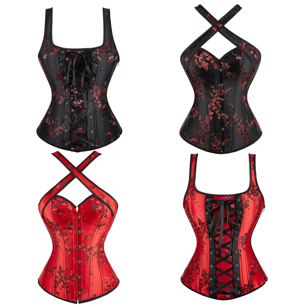 Corset Waist Cinch - Corsé con tirantes para mujer, corsé