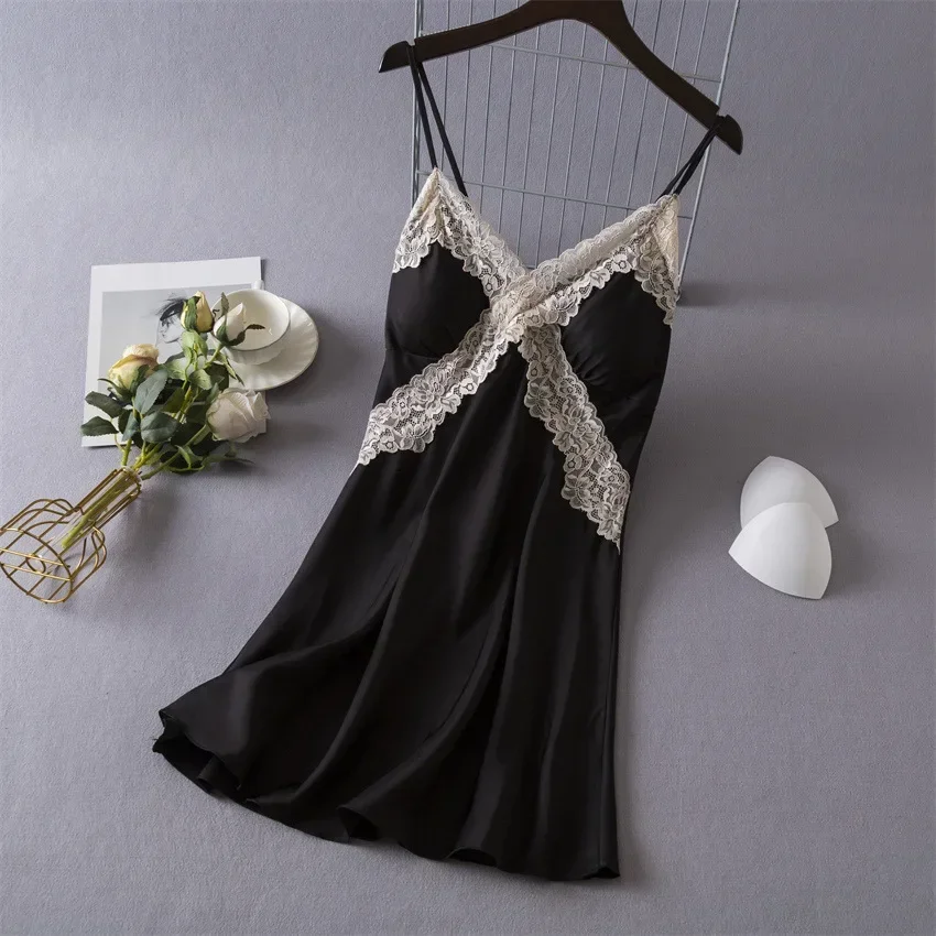 Babydoll Chemise Night - Lencería sexy para mujer Camisón de