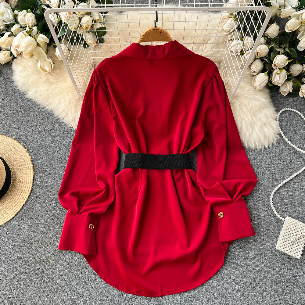 E Vestido Csero Blanco de Mang - Corset Waist Cinch reseña y precio